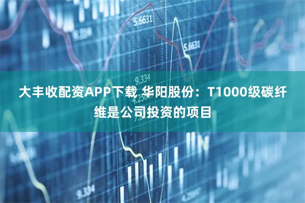 大丰收配资APP下载 华阳股份：T1000级碳纤维是公司投资的项目
